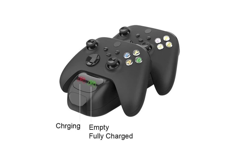 Cargador KJH para controles de videojuegos modelo XSX-003-Negro4