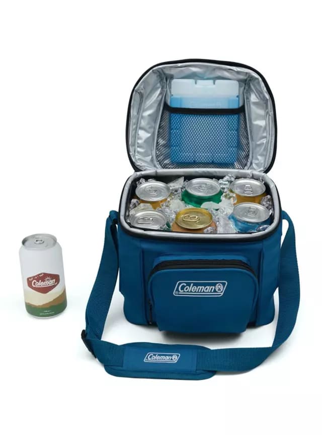 Soft Cooler  Coleman Chiller 9 Latas Azul Ocean3