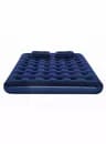 Colchón Inflable Alpes Queen con Bomba Manual Azul2