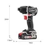 Kit Taladro Percutor Ubermann  20V+Atorniillador de Impacto 20V+2Baterías2AH+Cargador+25 Acc7