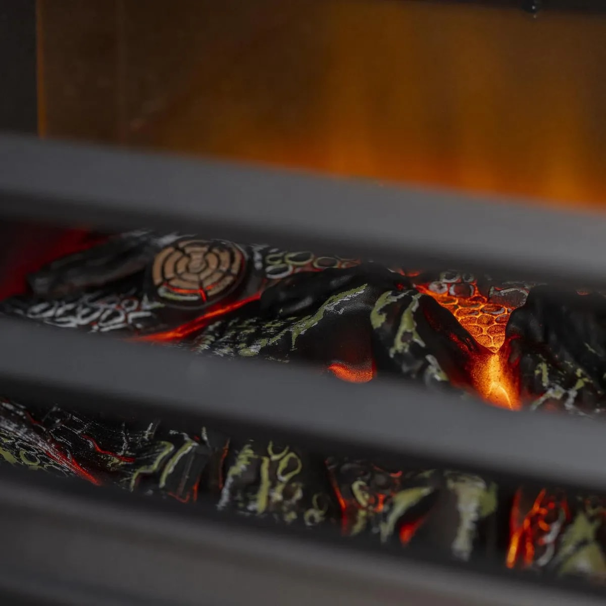 Chimenea Eléctrica Recco  Ptc Clásica 1800 W Aire Forzado Negro7