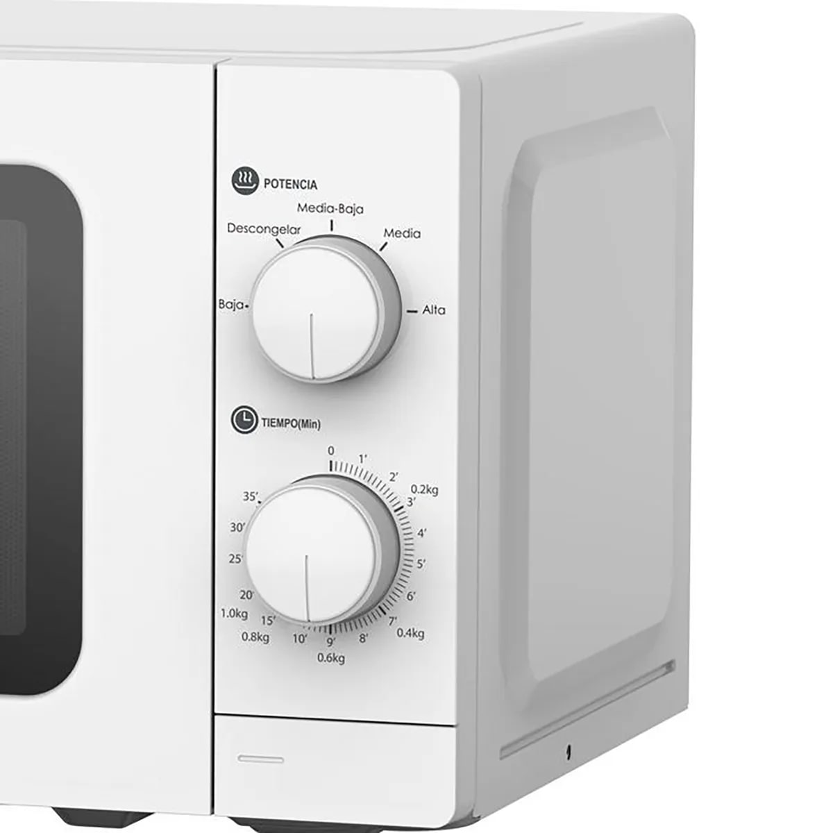 Microondas Análogo Recco  20 Litros Blanco RMM-203