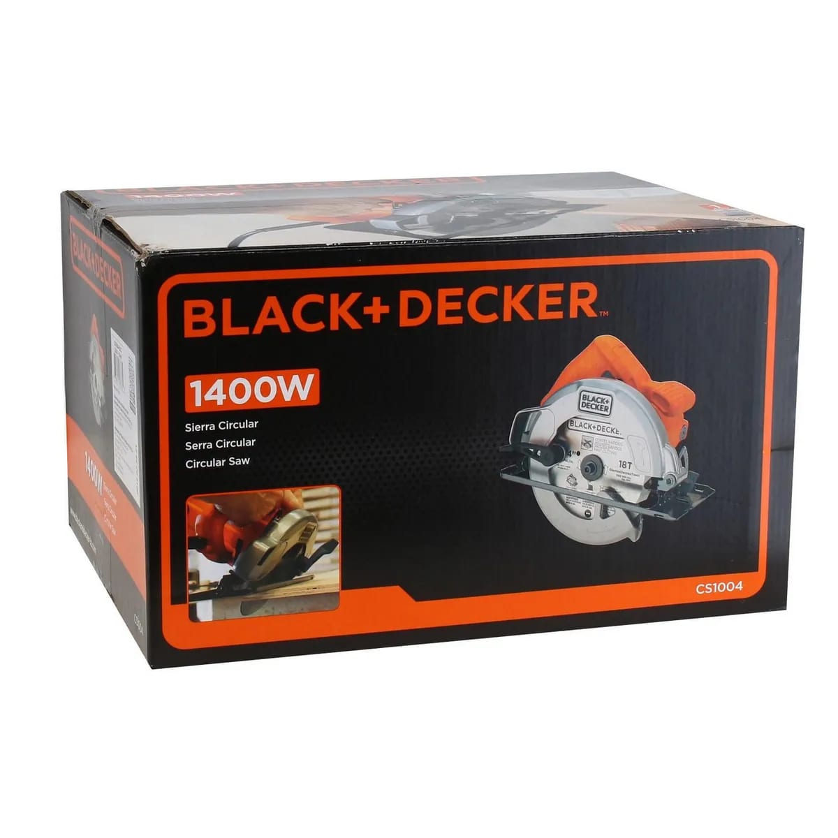 Sierra circular eléctrica Black+Decker 7 1/4