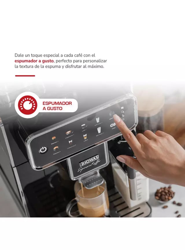 Cafetera Espresso Automática SupremaKaffee Thomas TH-175DEML6
