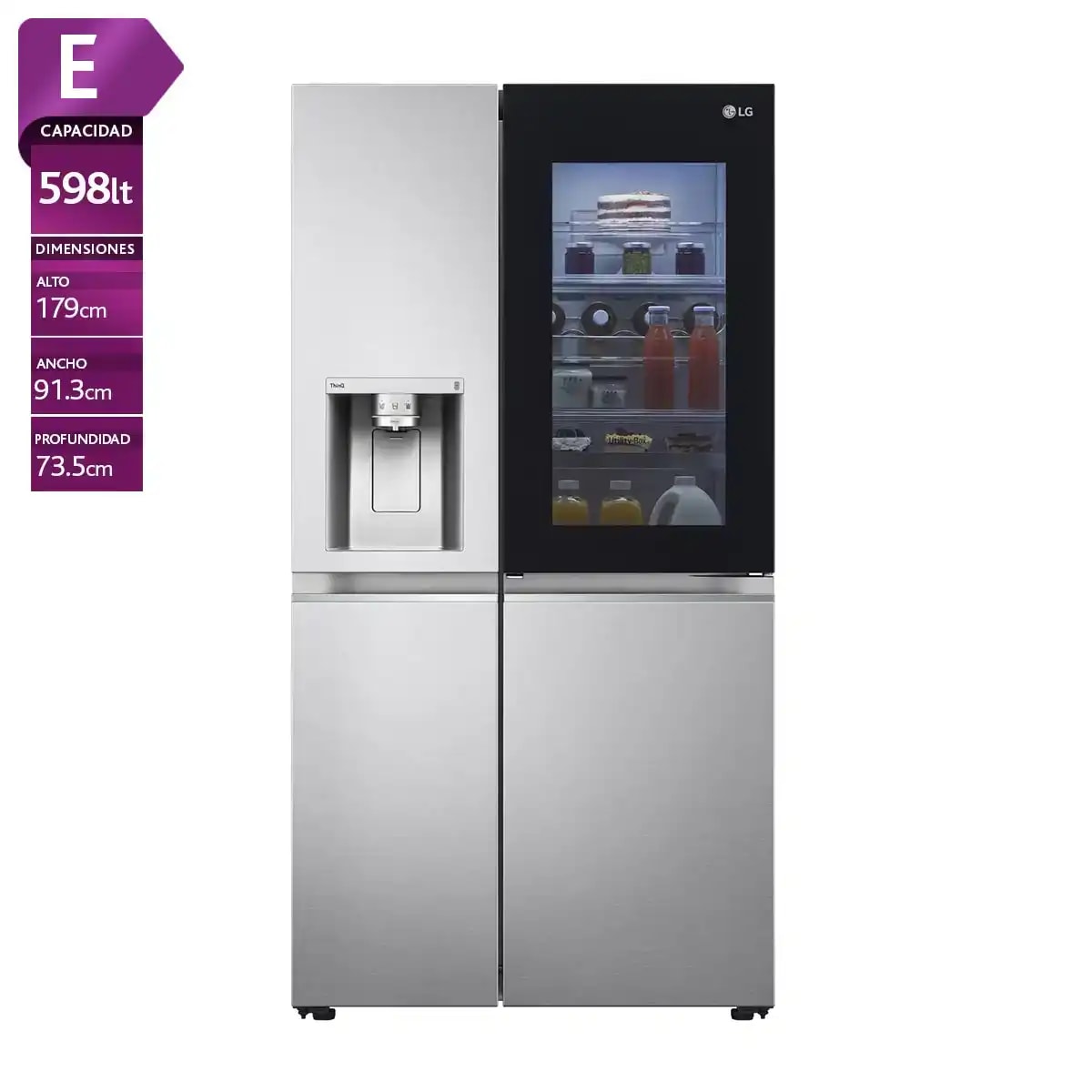 Refrigerador Side by Side LG GS66SXNC. 635 Lt2