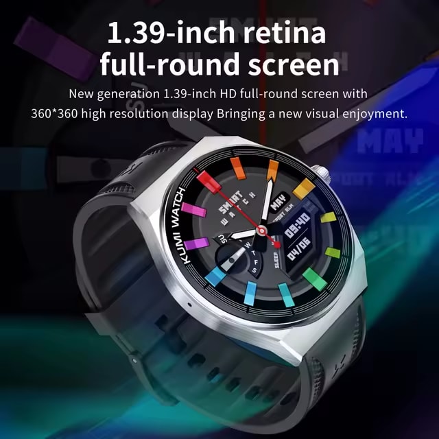 SmartWatch Kumi GT5 Max-Negro2