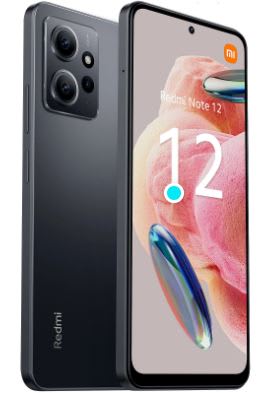 Celular Xiaomi Redmi Note 12 4G Gris Carbón 4gb RAM 128gb (Reacondicionado)1