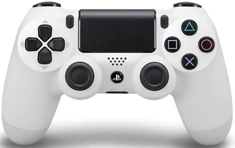 Control inalámbrico Sony PlayStation Dualshock 4 Blanco4