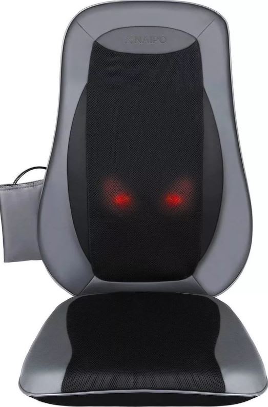 Asiento Masajeador Shiatsu de Cuello y Espalda con calor y vibración Naipo MGBK-2606H5