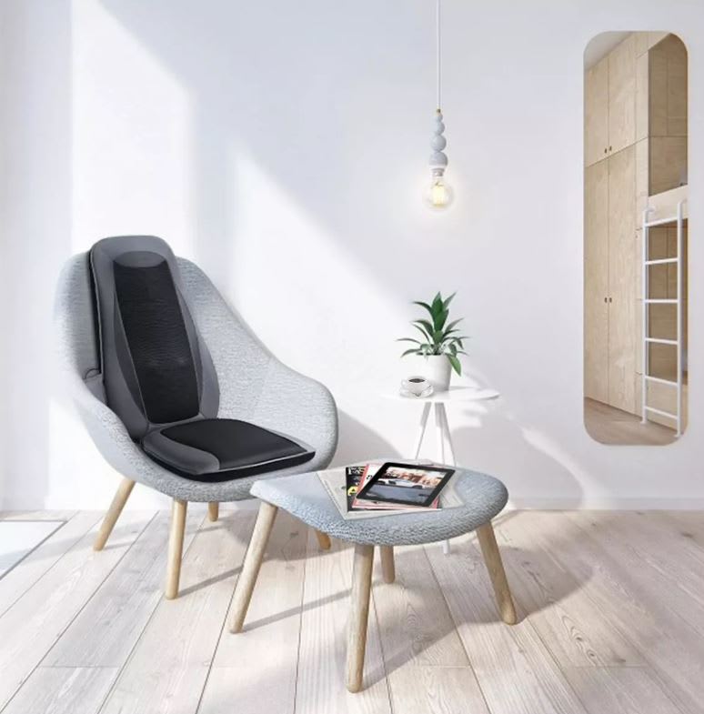 Asiento Masajeador Shiatsu de Cuello y Espalda con calor y vibración Naipo MGBK-2606H2