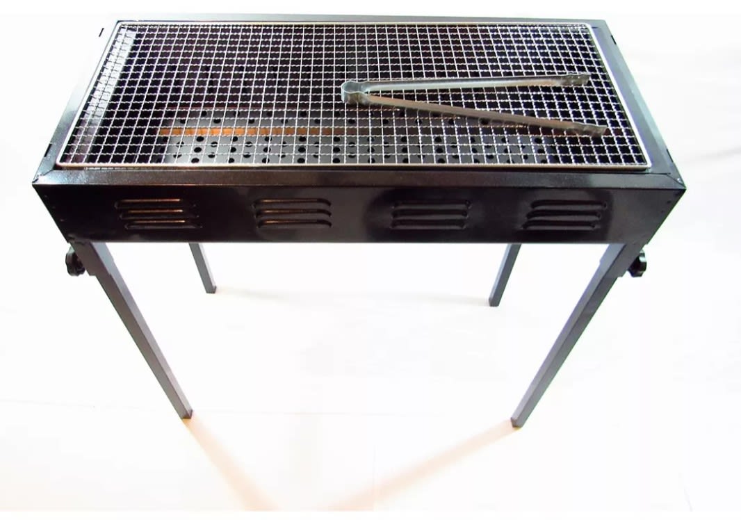 Parrilla portátil Genérica Ppc-003 Premoldeada 60x27x33 Cm2