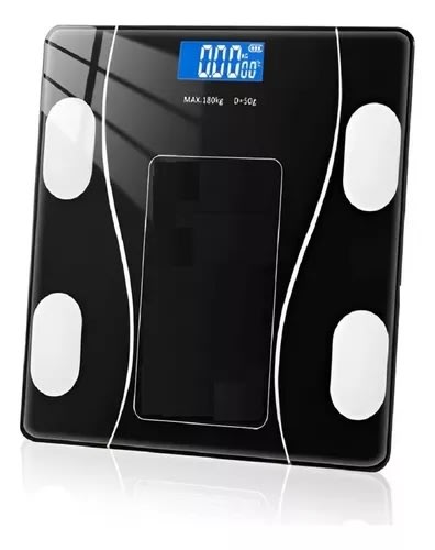 Pesa Personal Vidrio Templado Max 180k Negra1