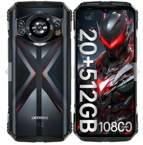 Celular  Doogee S118 20GB+512GB Negro-Reacondicionado2