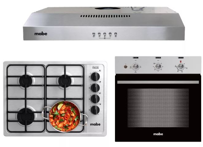 Kit Campana + Encimera + Horno Mabe1