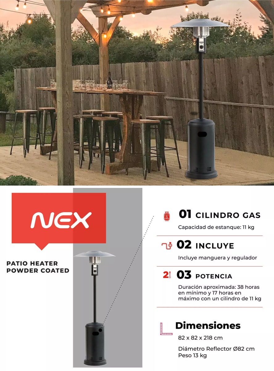 PATIO HEATER POWDER COAT NEX7
