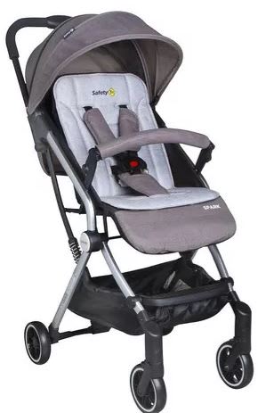 Coche Paseo Spark Negro y Gris Babysmart1