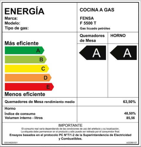 COCINA FENSA F5500 T 5Q4