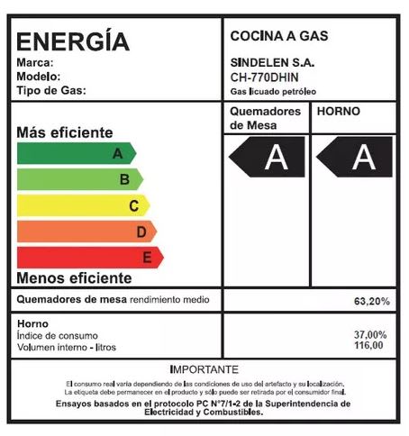 COCINA SINDELEN HÍBRIDA CH-770DHIN5