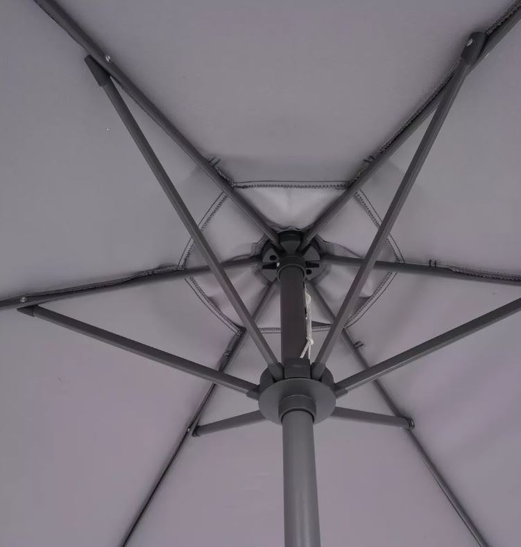 JUEGO COMEDOR TERRAZA METAL NAIROBI 6 PIEZAS Just home gris4