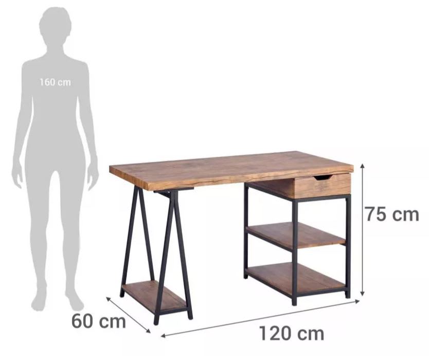 ESCRITORIO CHOGATH just home 60X120X75CM3