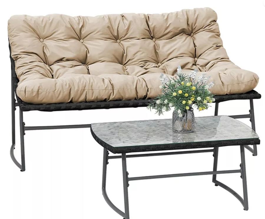 Juego De Living Just Home 3 Sillas Beige Florencia2