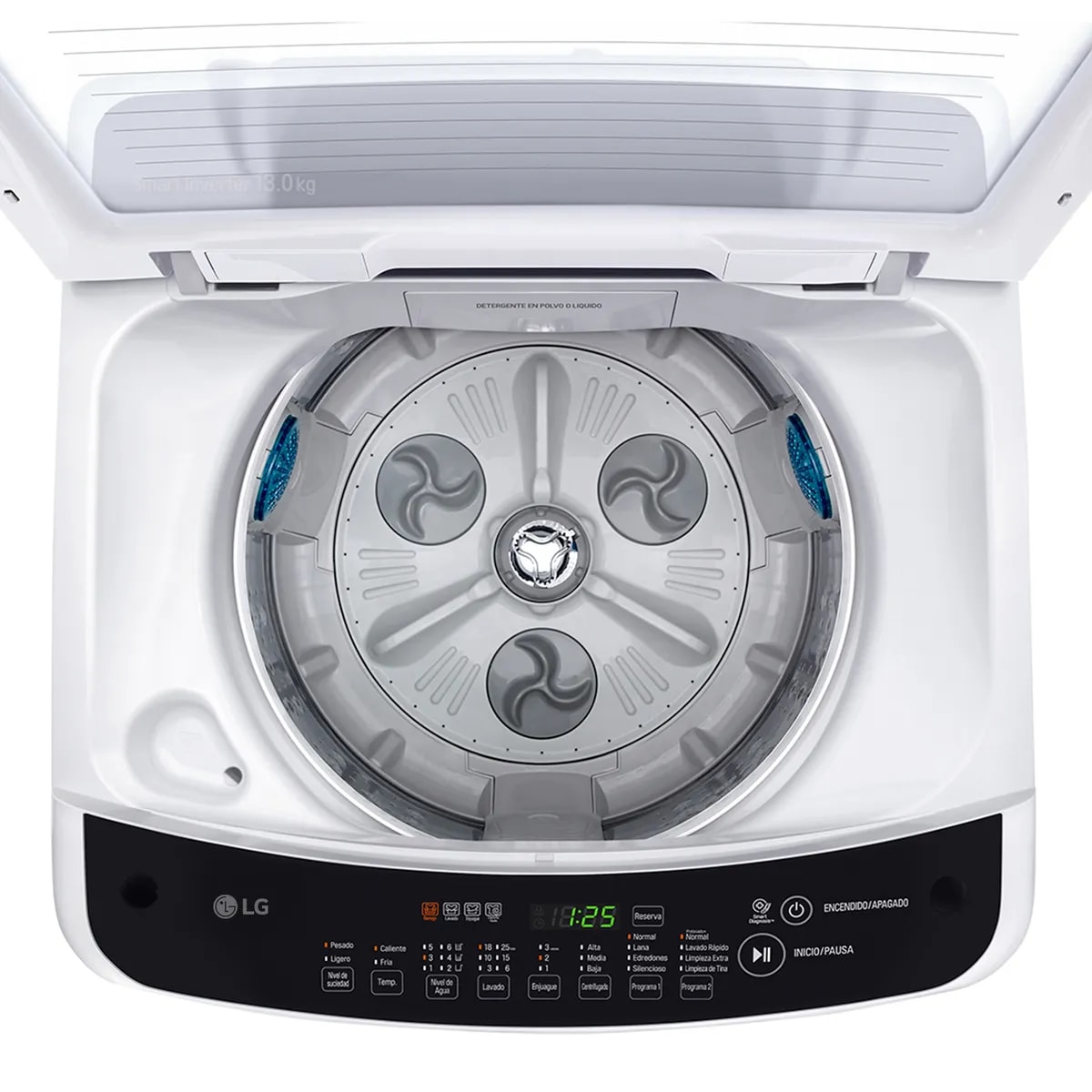 LAV SUP LG WT13WSBP 13KG SC, detalles en parte frontal y lateral3