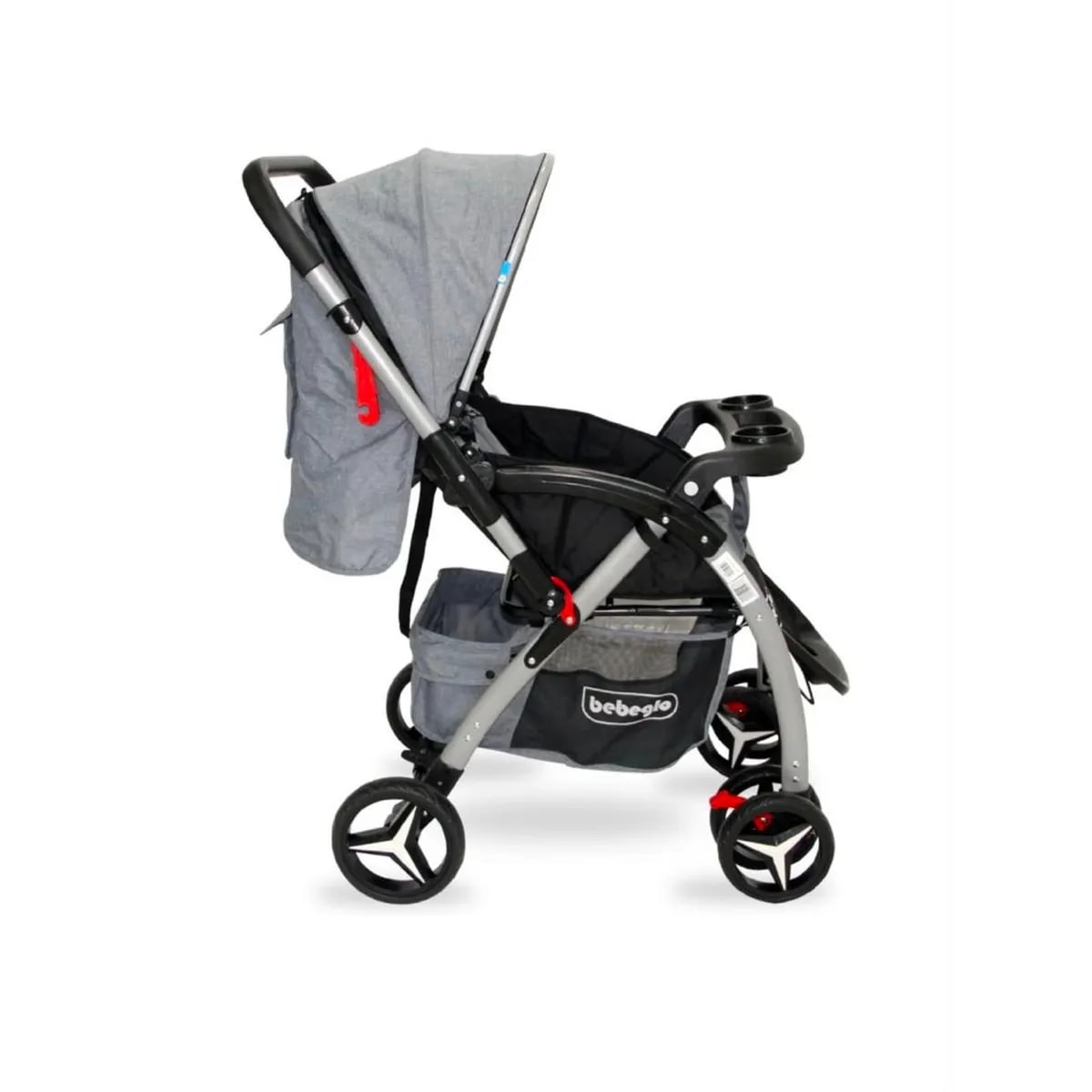 Coche cuna Bebeglo Atlas RS-13806 Gris4