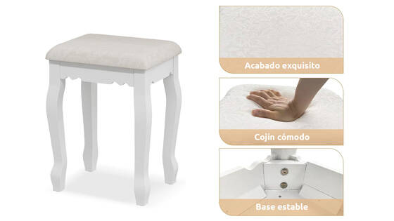 Tocador element desing con espejo triple3