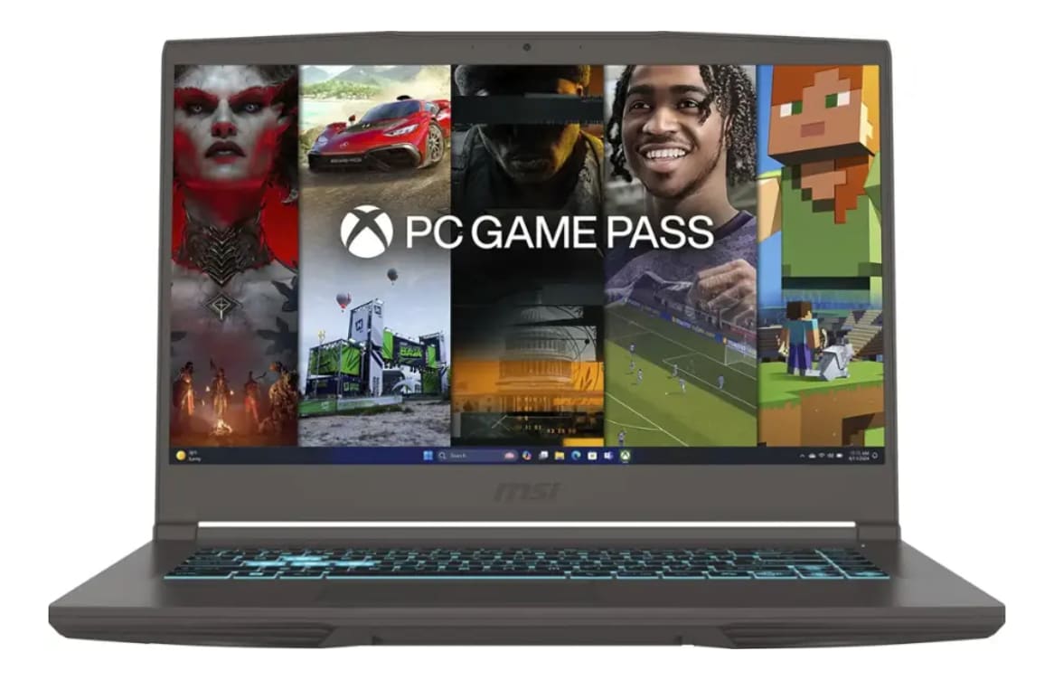 Notebook  MSI  Gamer Thin 15, Core I5, 16GB,512GB SSD, Gris-Open Box1