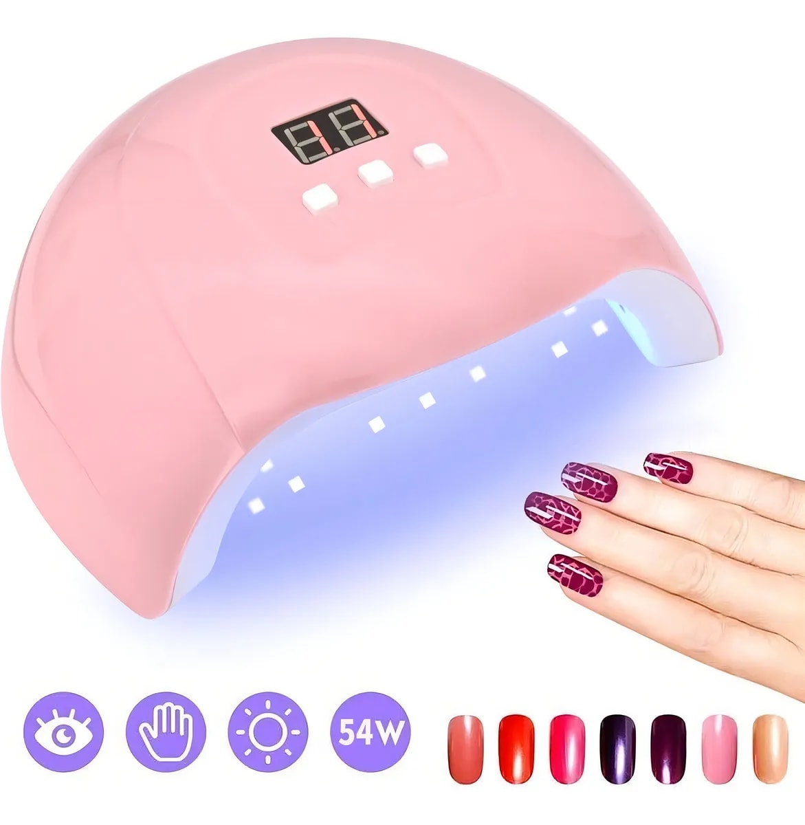 Lámpara UV Manicura, Rosada3