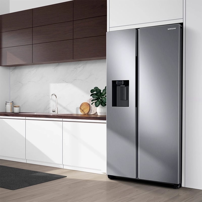 Refrigerador SBS Samsung RS60T5200S9-ZS, caja genérica.5