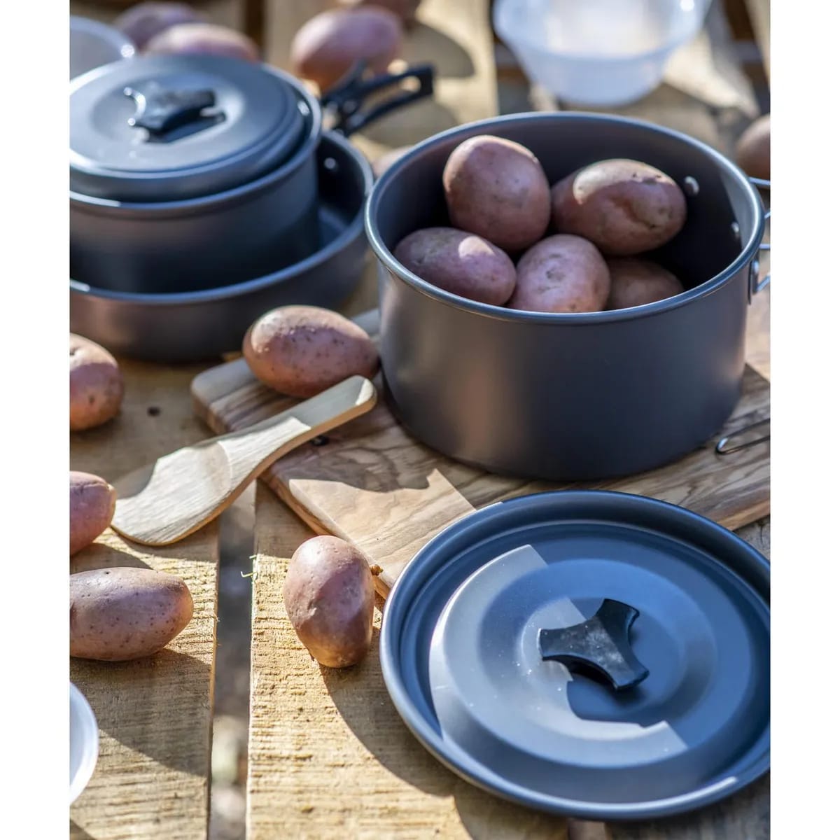 Set de Cocina y Utensilios Klimber  para Camping 4 Personas Metal 11 Pieza(s)1
