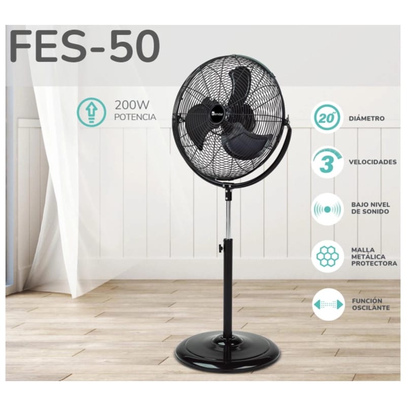 Ventilador Kendal industrial pedestal 20 pulgadas2