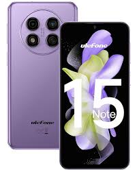 Celular Ulefone Note 15, 32GB, Dual,  leve detalle en la iluminación en la pantalla, Morado-Reacondicionado3