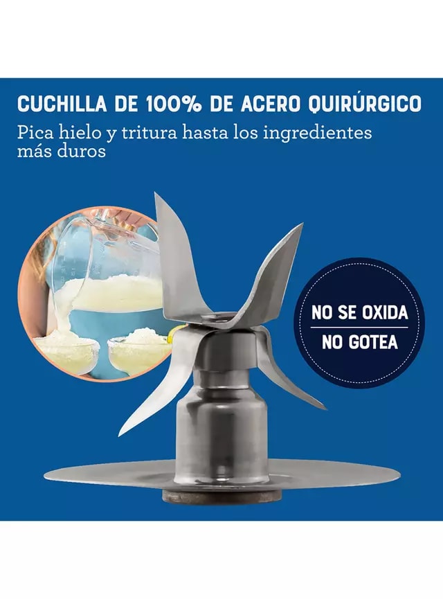 Licuadora 6 Velocidades 800W + Pulso BLSTPEGRPB Rojo4