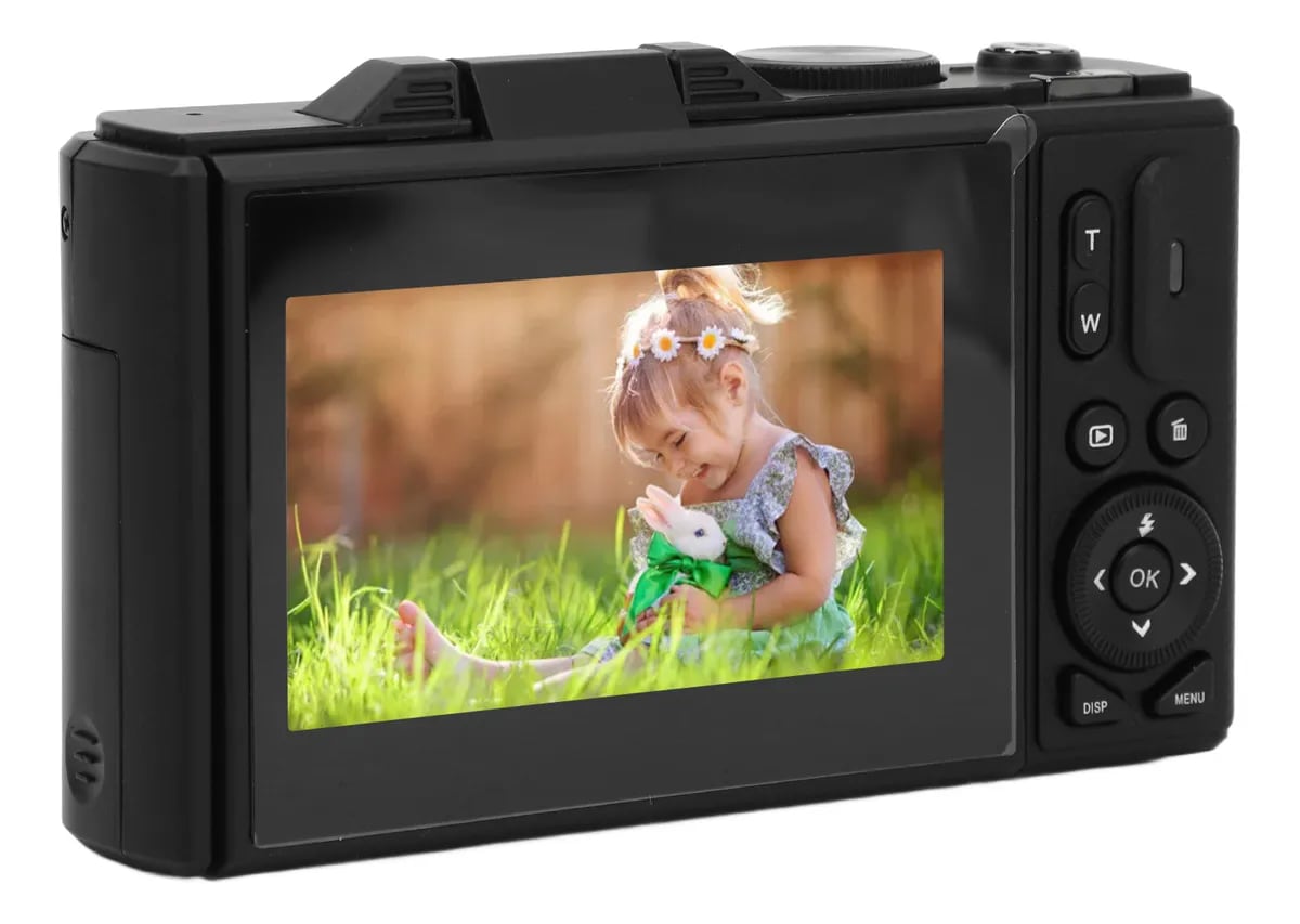 Cámara Digital 4K, 64 MP, Uhd, Zoom 18X- Negra4