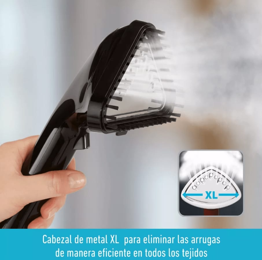 Plancha vapor vertical rowenta prostyle rowenta negro, caja dañada.4