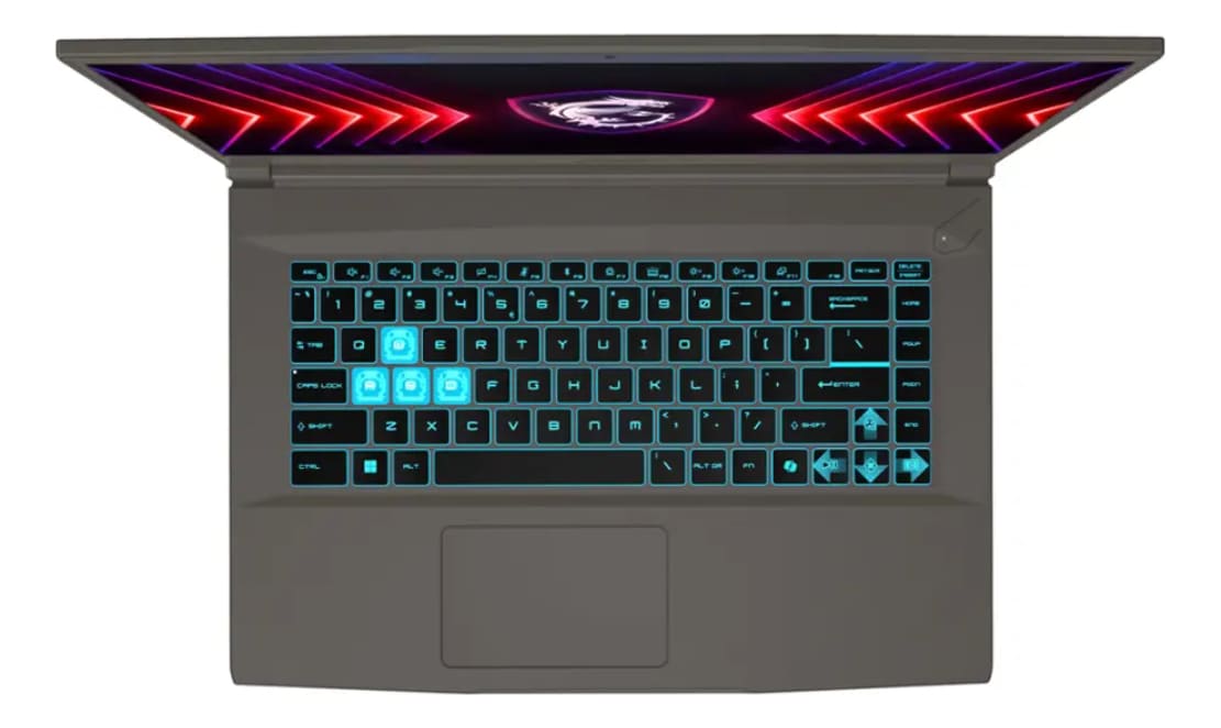 Notebook  MSI  Gamer Thin 15, Core I5, 16GB,512GB SSD, Gris-Open Box3