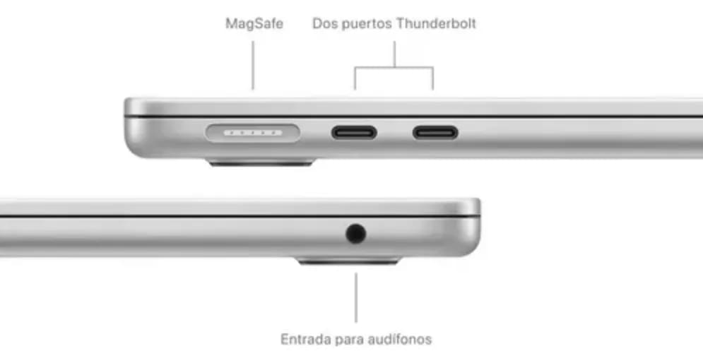 Notebook Apple Macbook Air, Chip M3, Pantalla 13.3