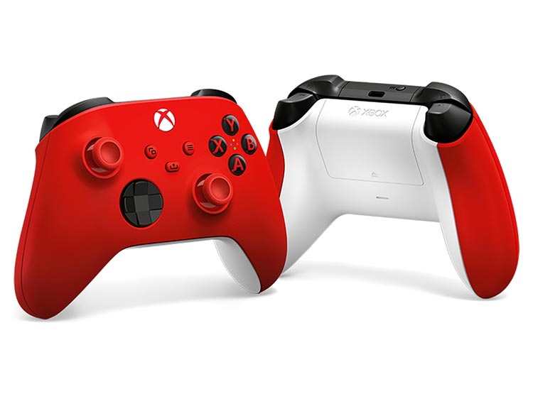 Control XBOX Microsoft Pulse  Rojo-Reacondicionado3