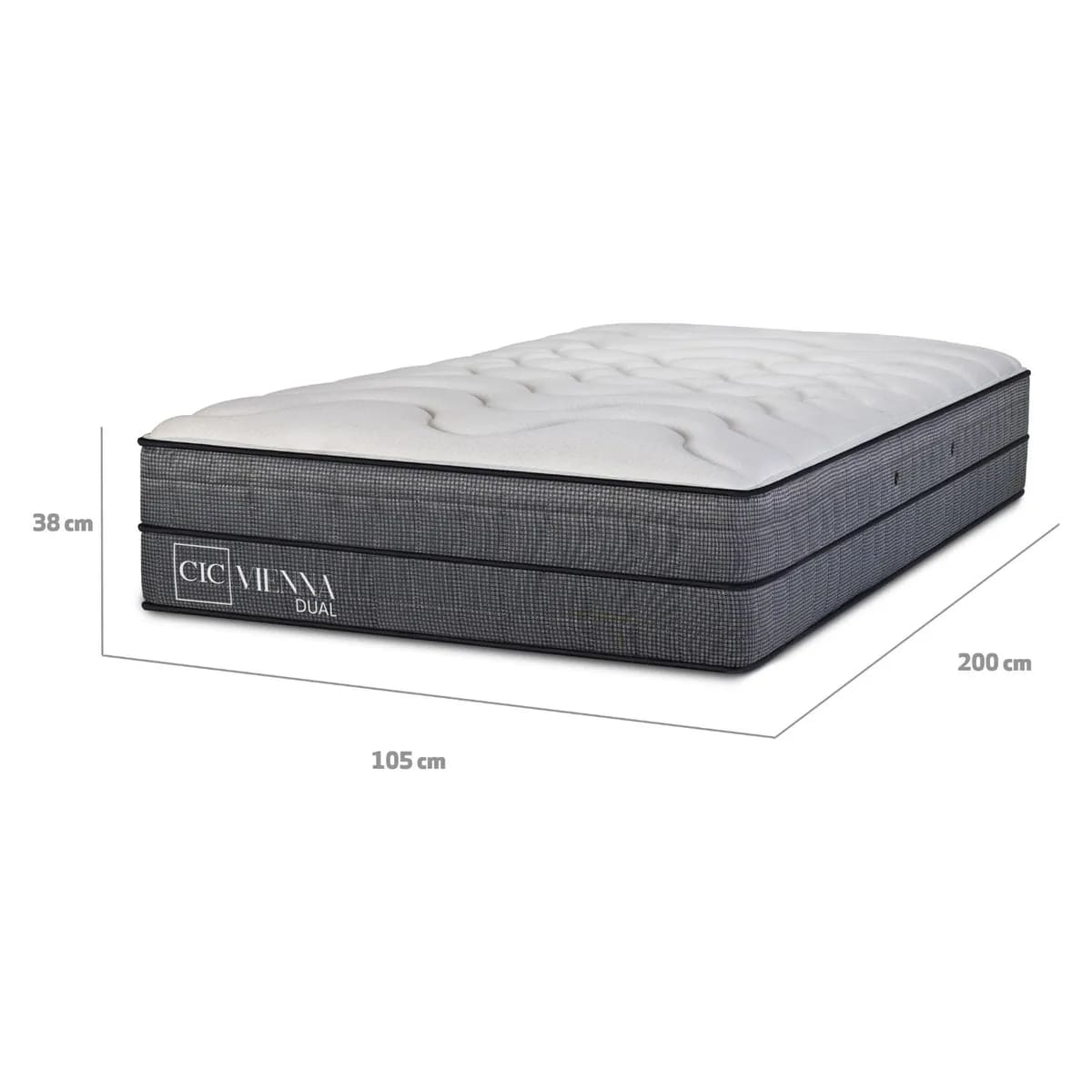 Colchón Vienna Dual 1.5 Plazas x 2.00mt Cic3