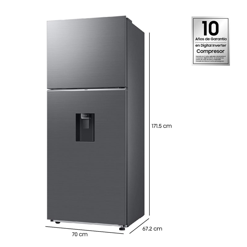 Refrigerador Top  Mount  Samsung  RT38CG672, caja con desgaste1