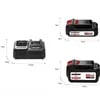 Kit 2 Baterías  Ubermann 2 AH/4AH 20V + Cargardor Simple - Generación Brushless4