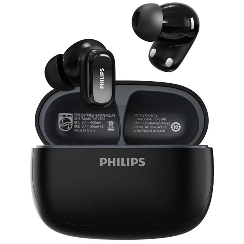 Audífonos Bluetooth Philips TAT2569 - Negro1