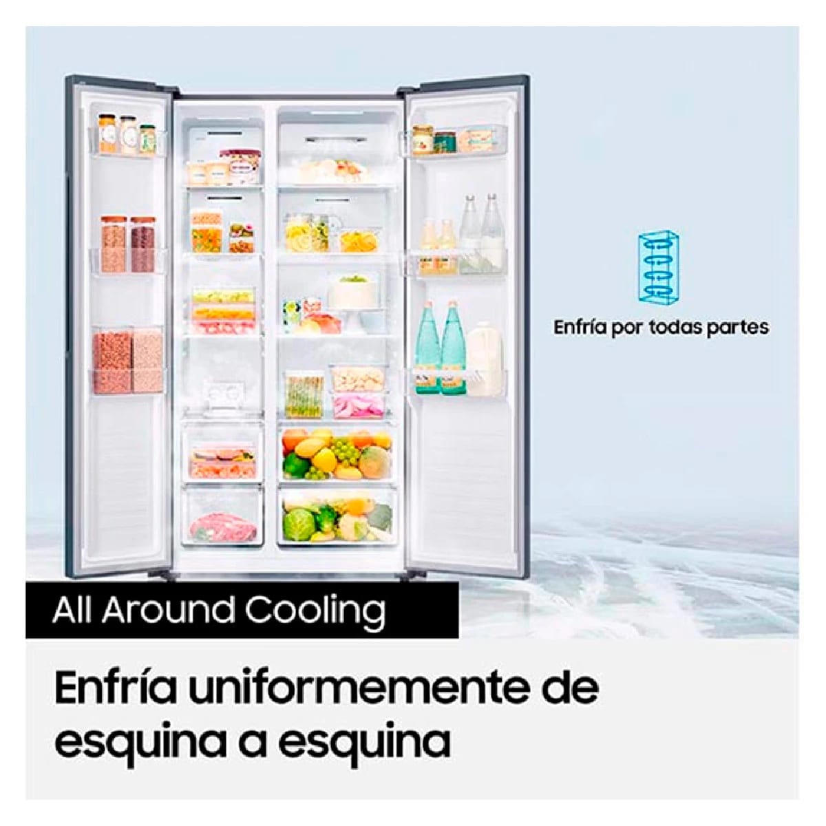 Refrigerador  French Door  Samsung  564L RF27C, caja genérica.4