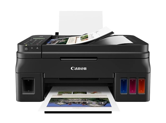 IMPRESORA MULTINFUNCIONAL CANON INYECCIÓN TINTA G-4110 WIFI ADF2