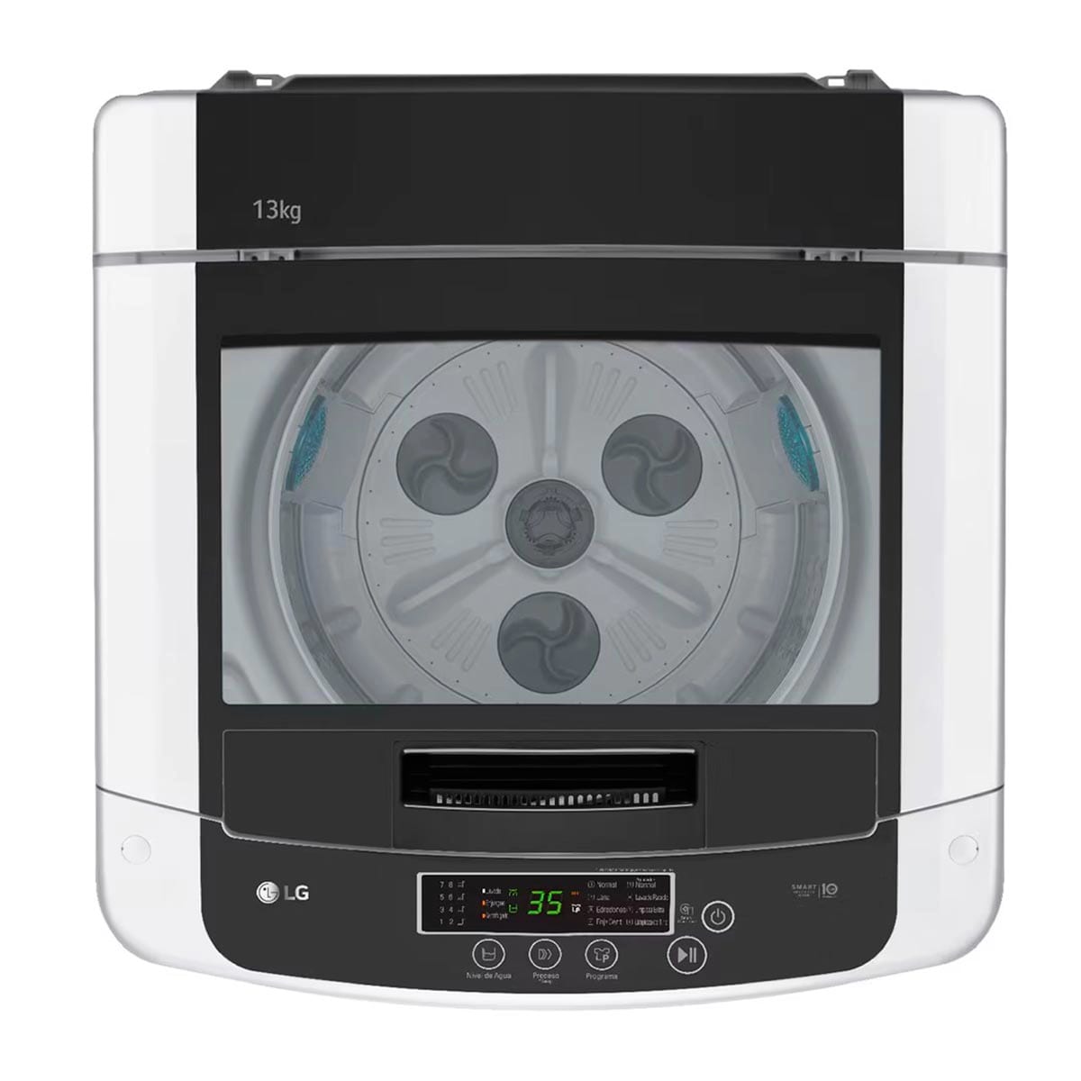 Lavadora carga superior LG WT13WPBPK 13Kg. Blanco2