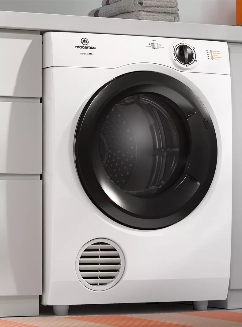 Secadora Carga Frontal 7 kg 7DBZG Pro Blanco Mademsa, caja genérica4