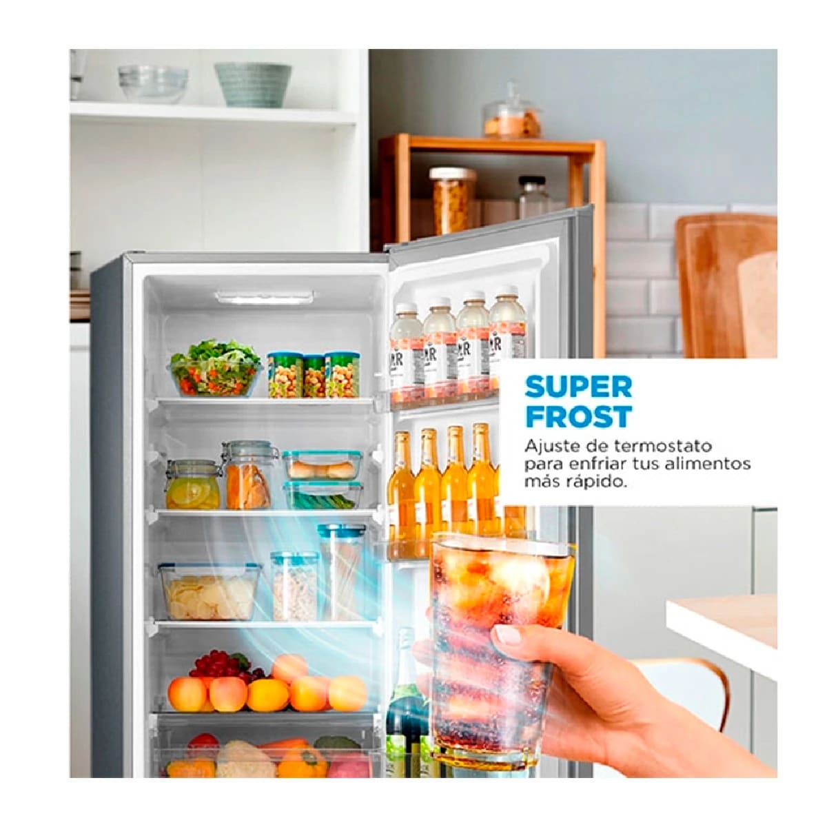Refrigerador  Midea MDRB369FGE50 259L, caja dañada.5