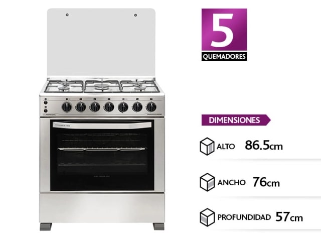 Cocina Sindelen CH-8700IN 5Q, caja desgastada.2